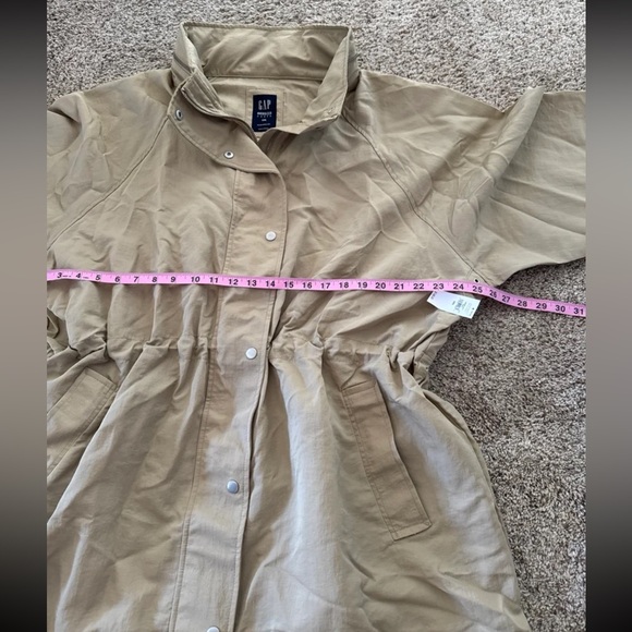NWT Gap Oversized Nylon Parka in Khaki tan
 size XXL - Picture 10 of 12